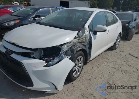 2021 Toyota Corolla Le z USA, uszkodzony, nr VIN 5YFEPMAEXMP186337